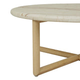 Camille Coffee Table Brown Vein Marble