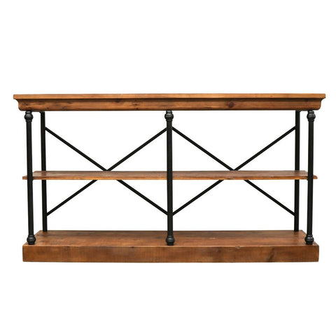 library shelving console