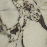 Oberon Curve Marble Coffee Table Natural