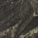 Oberon Curve Marble Coffee Table Black