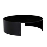 Oberon Crescent Coffee Table Large Black