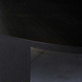 Oberon Crescent Coffee Table Large Black