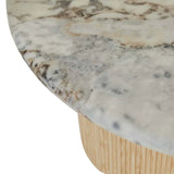 Artie Wave Ripple Coffee Table Ocean Marble