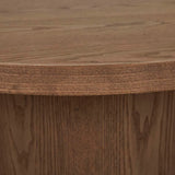 Classique Pedestal Coffee Table Smoked Ash
