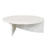 Atlas Crest Round Coffee Table White