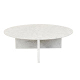Atlas Crest Round Coffee Table White