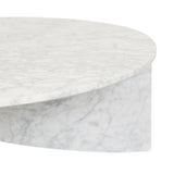 Atlas Crest Round Coffee Table White