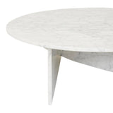 Atlas Crest Round Coffee Table White