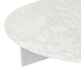 Atlas Crest Round Coffee Table White