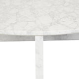 Atlas Crest Round Coffee Table White