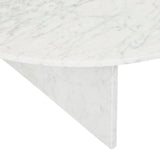 Atlas Crest Round Coffee Table White