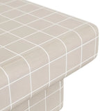 Seville Tile Coffee Table Pearl White