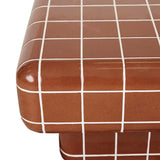 Seville Tile Coffee Table Red Glaze