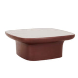 Petra Bend Coffee Table Burgundy Glaze