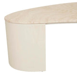 Oberon Curve Marble Coffee Table Shell