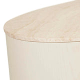 Oberon Curve Marble Coffee Table Shell