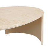 Oberon Curve Marble Coffee Table Shell