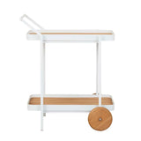 Tulum Bar Trolley White