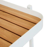 Tulum Bar Trolley White