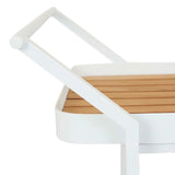 Tulum Bar Trolley White