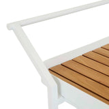 Tulum Bar Trolley White