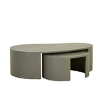 Oberon Curve Nest Coffee Table Thyme