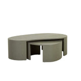 Oberon Curve Nest Coffee Table Thyme