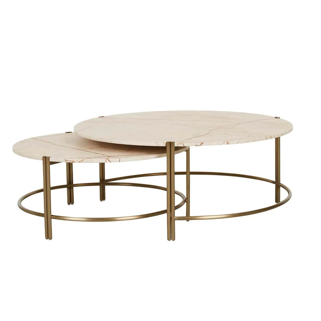 Atlas Twin Nest Coffee Table Matt Brown