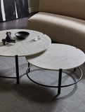 Atlas Twin Nest Coffee Table Matt White