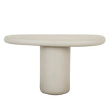 Elba Pedestal Coffee Table Driftwood