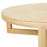 Eyre Coffee Table Large Travertine Oak