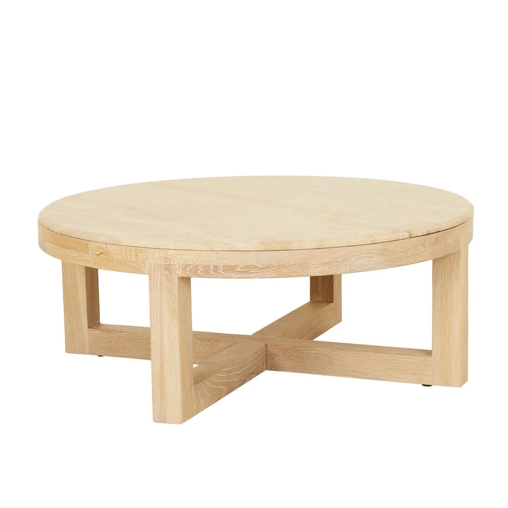 Eyre Coffee Table Small Travertine Oak