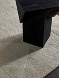 Abstract Stack Side Table Black
