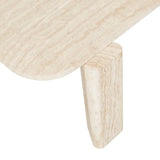 Amara Geo Coffee Table Natural Travertine