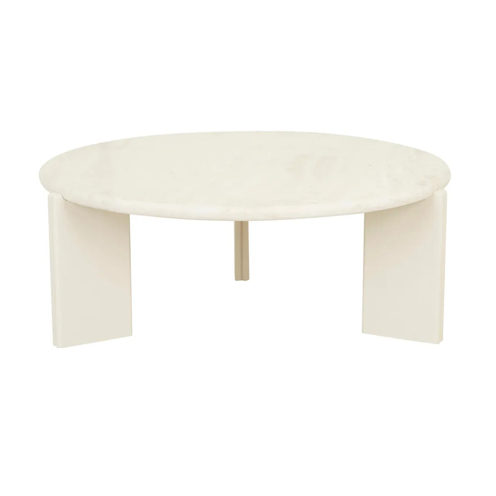 Ray Marble Coffee Table Travertine