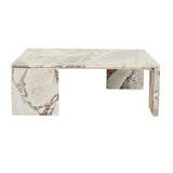 Atlas Slab Coffee Table Ocean Marble