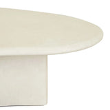 Petra Curve Coffee Table Ivory