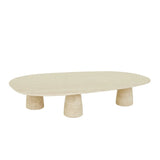 Puddle Coffee Table Natural Travertine