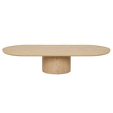 Seb Pedestal Coffee Table Natural