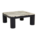 Frankie Marble Coffee Table Navy