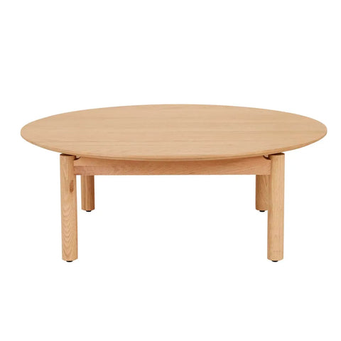 Abbott Round Coffee Table New Oak