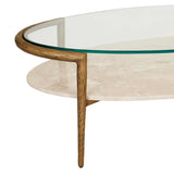 Ophelia Pointe Oval Table Silk Grey