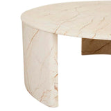 Henry Marble Coffee Table Brown Vein