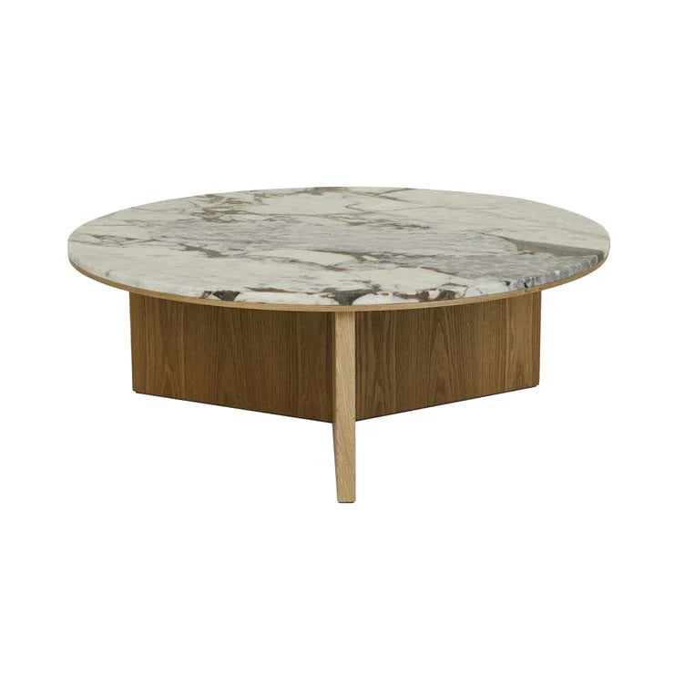 Elsie Round Coffee Table Ocean Marble