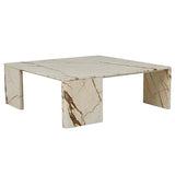 Atlas Slab Coffee Table Brown Vein