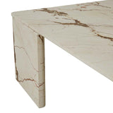 Atlas Slab Coffee Table Brown Vein