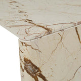 Atlas Slab Coffee Table Brown Vein