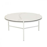 Aruba Resort Ceramic Large Coffee Table White