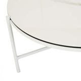 Aruba Resort Ceramic Large Coffee Table White