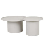 Classique Pedestal Coffee Table Oyster Ash